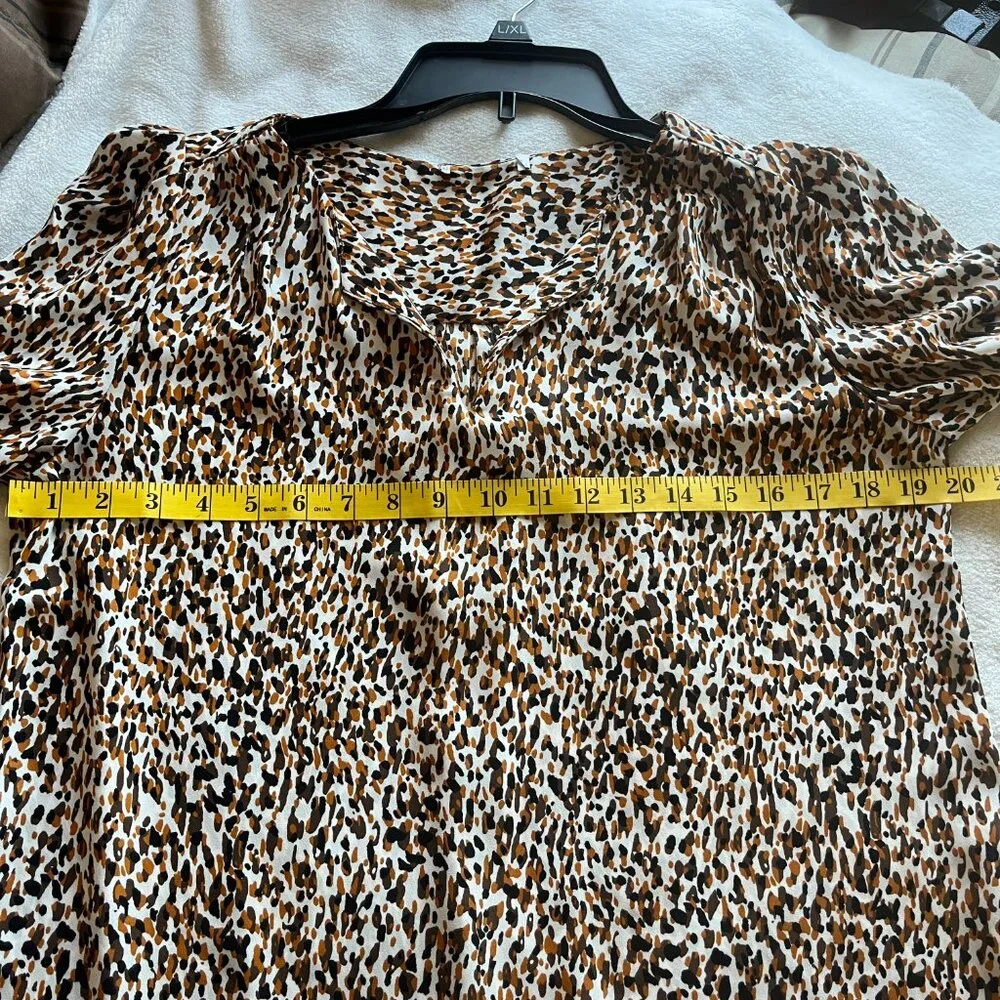 Women's printed blouse size m - Picture 5 of 6